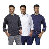 CHEF JACKET GREY - Mabrook Hotel Supplies